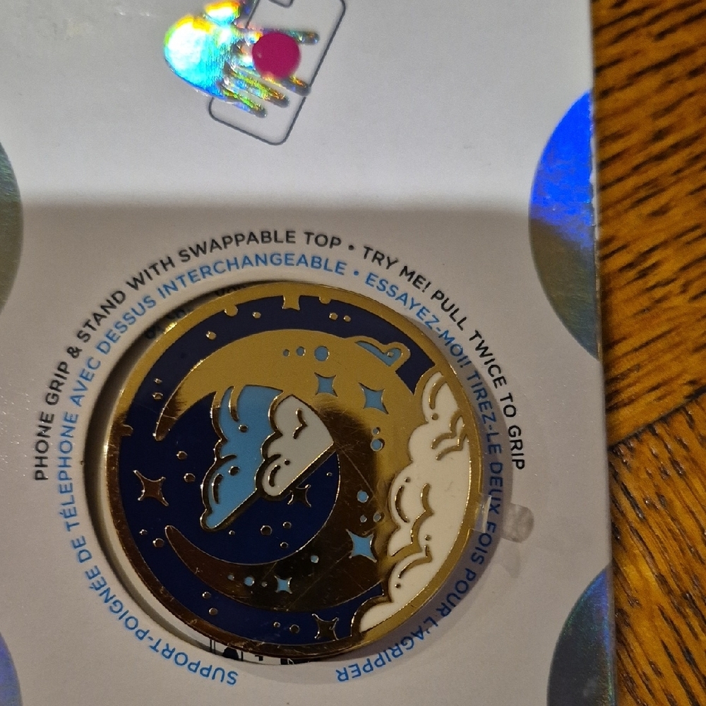 PopSocket Blue and Gold Smartwatch Case - Picture 3 of 3